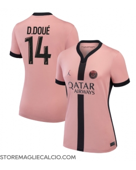 Paris Saint-Germain Desire Doue #14 Maglia Gara Terza Repliche 2024-25 Donna